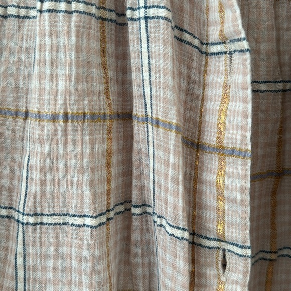 Free People Summer Plaid - Light Pink - Picture 4 of 8